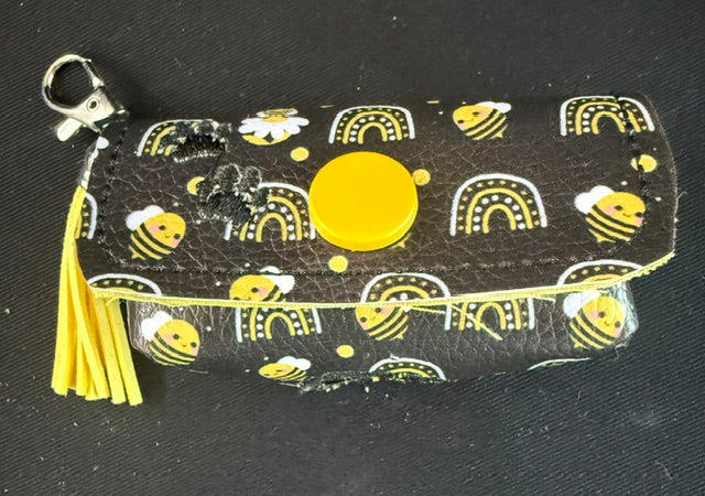 Poo-Bag Holder - Black & Yellow