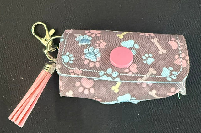 Baby Blue/Pink Poo-Bag Holder