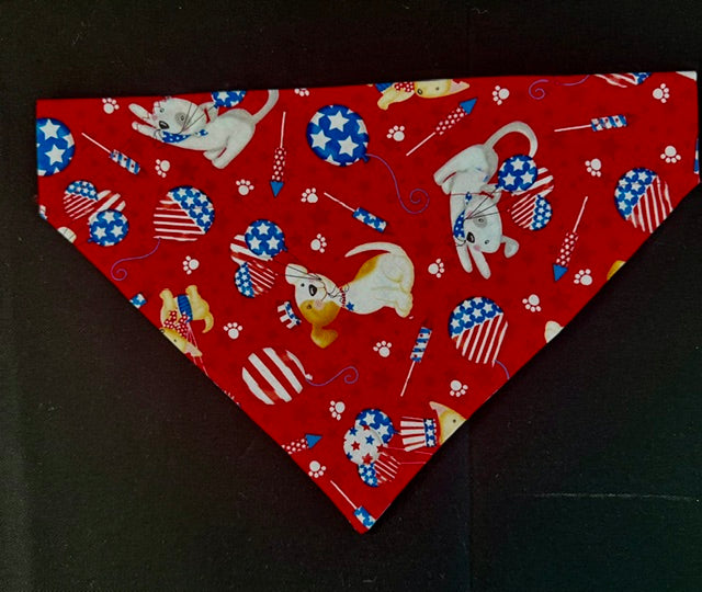 Patriotic Red Scarf