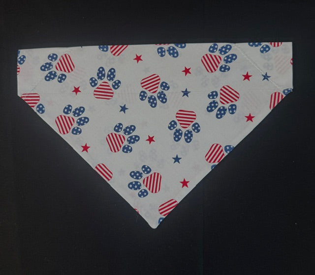 Patriotic White Scarf